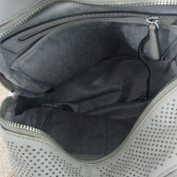 Michael Kors Rhea Medium Perforated Zip Backpack - Picture 14 of 16